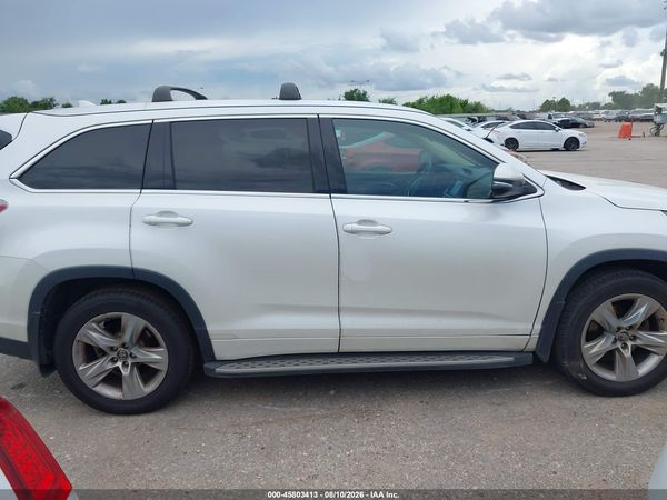 2016 TOYOTA HIGHLANDER LIMITED PLATINUM V6