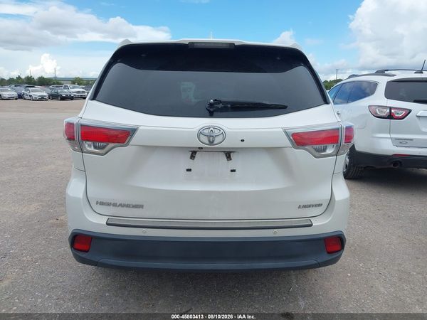 2016 TOYOTA HIGHLANDER LIMITED PLATINUM V6