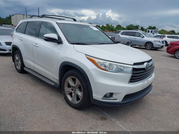 2016 TOYOTA HIGHLANDER LIMITED PLATINUM V6