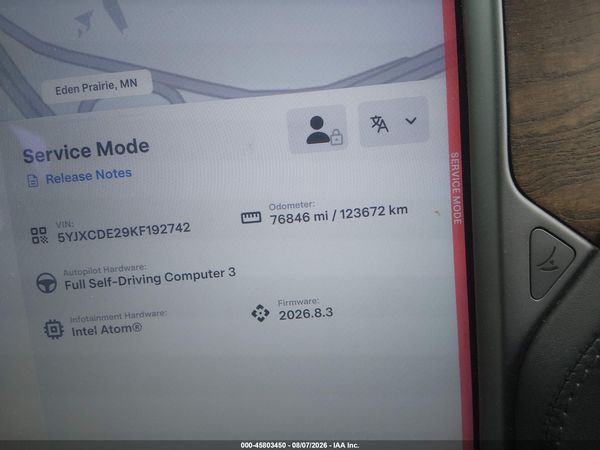 2019 TESLA MODEL X