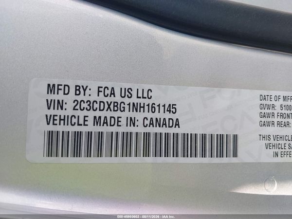 2022 DODGE CHARGER SXT RWD
