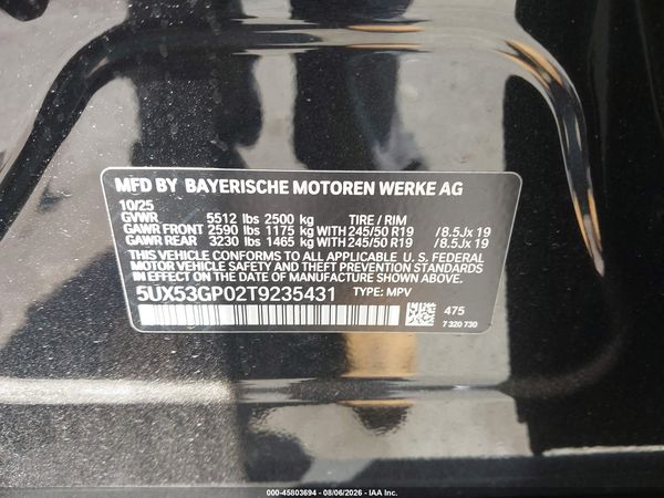 2026 BMW X3 30 XDRIVE