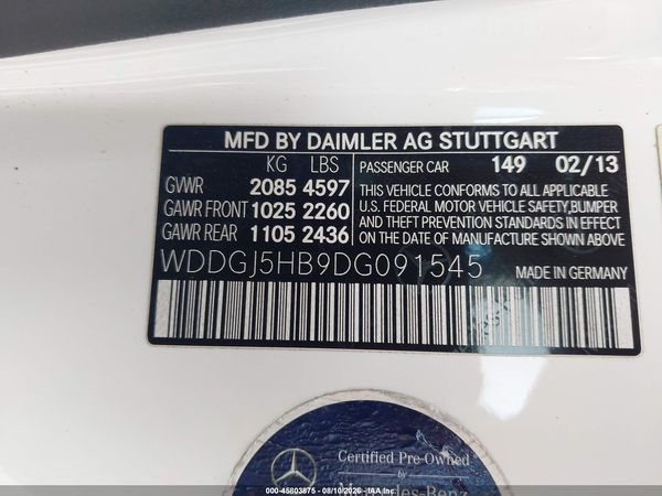 2013 MERCEDES-BENZ C 350 SPORT