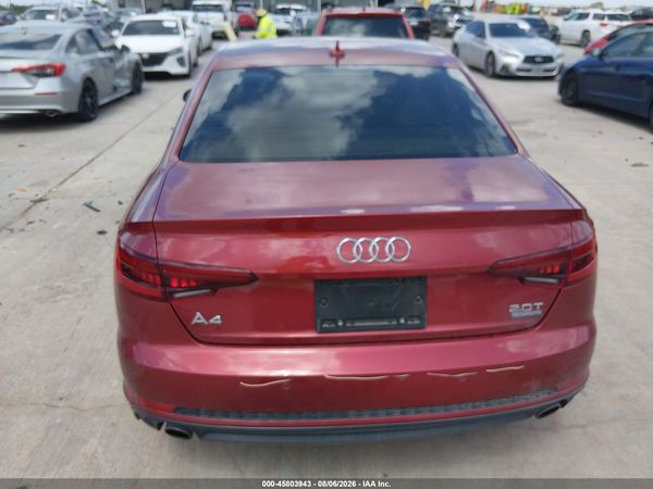 2018 AUDI A4 PREMIUM PLUS