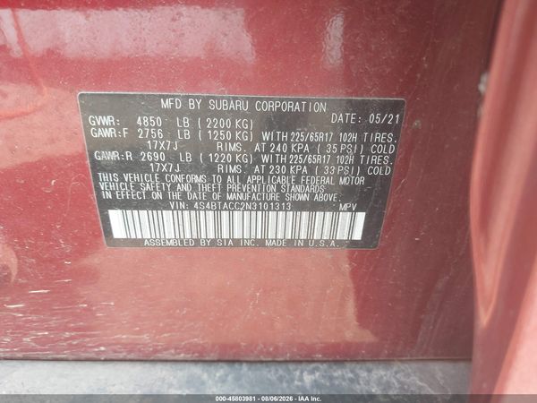 2022 SUBARU OUTBACK PREMIUM
