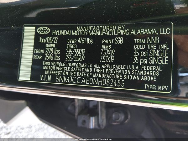 2022 HYUNDAI TUCSON SEL