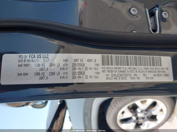 2017 JEEP NEW COMPASS LIMITED 4X4