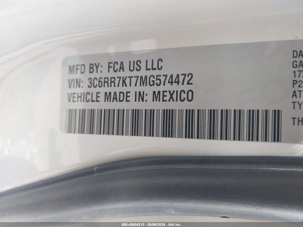 2021 RAM 1500 CLASSIC TRADESMAN  4X4 5'7 BOX