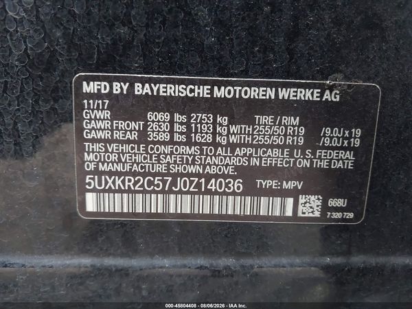 2018 BMW X5 SDRIVE35I