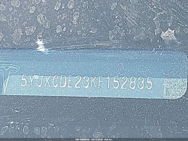 2019 TESLA MODEL X