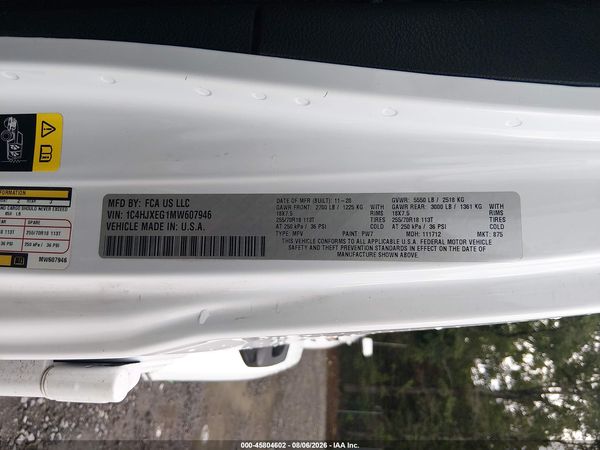 2021 JEEP WRANGLER UNLIMITED SAHARA ALTITUDE 4X4