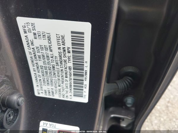 2015 HONDA CR-V EX-L