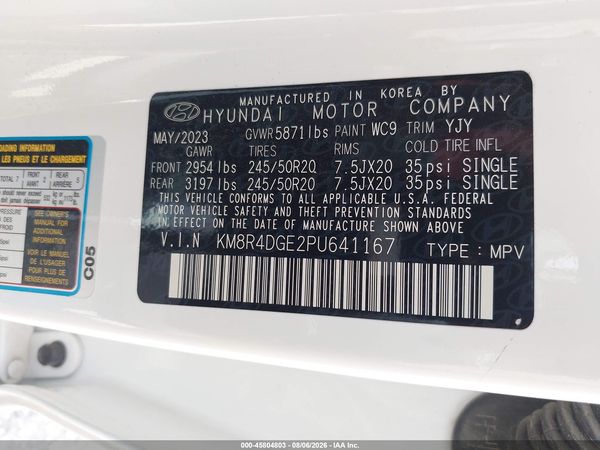 2023 HYUNDAI PALISADE SEL