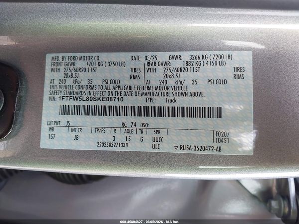 2025 FORD F-150 LARIAT