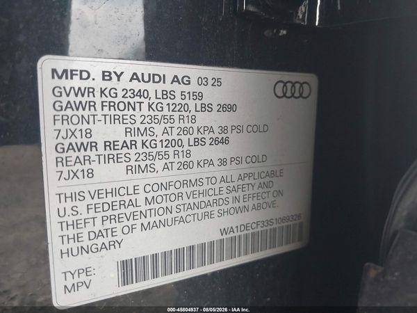 2025 AUDI Q3