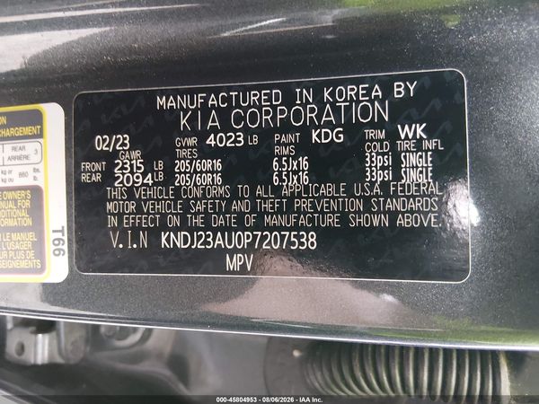 2023 KIA SOUL LX