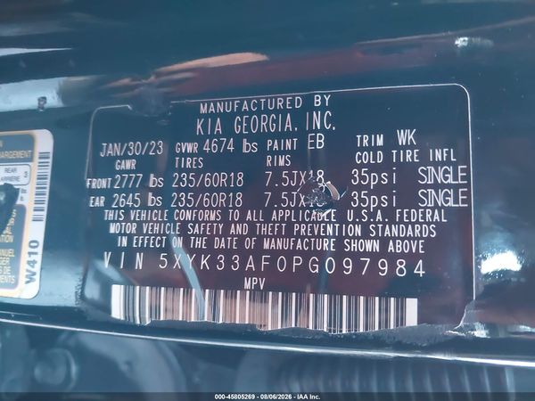 2023 KIA SPORTAGE EX