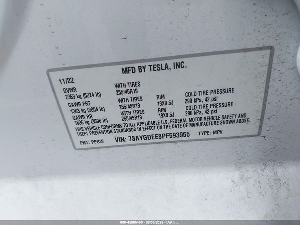 2023 TESLA MODEL Y