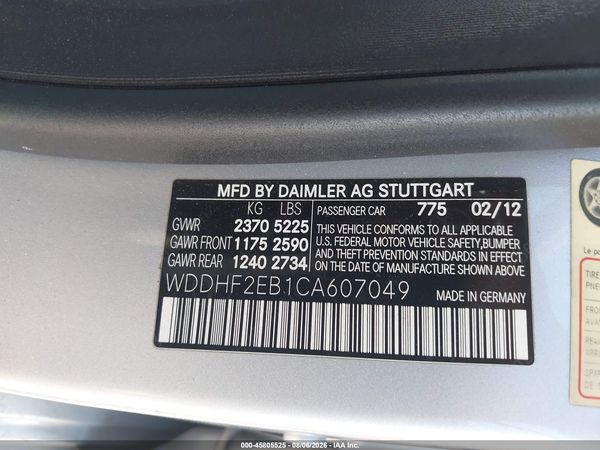 2012 MERCEDES-BENZ E 350 BLUETEC E350 BLUETEC