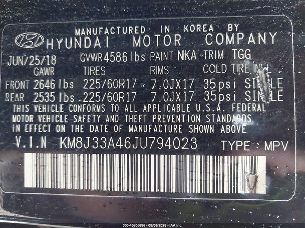 2018 HYUNDAI TUCSON SEL