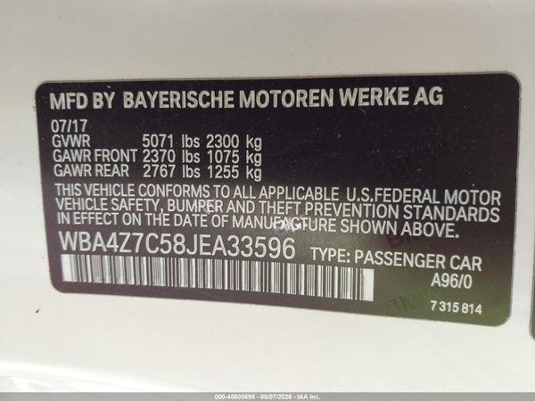 2018 BMW 440I XDRIVE