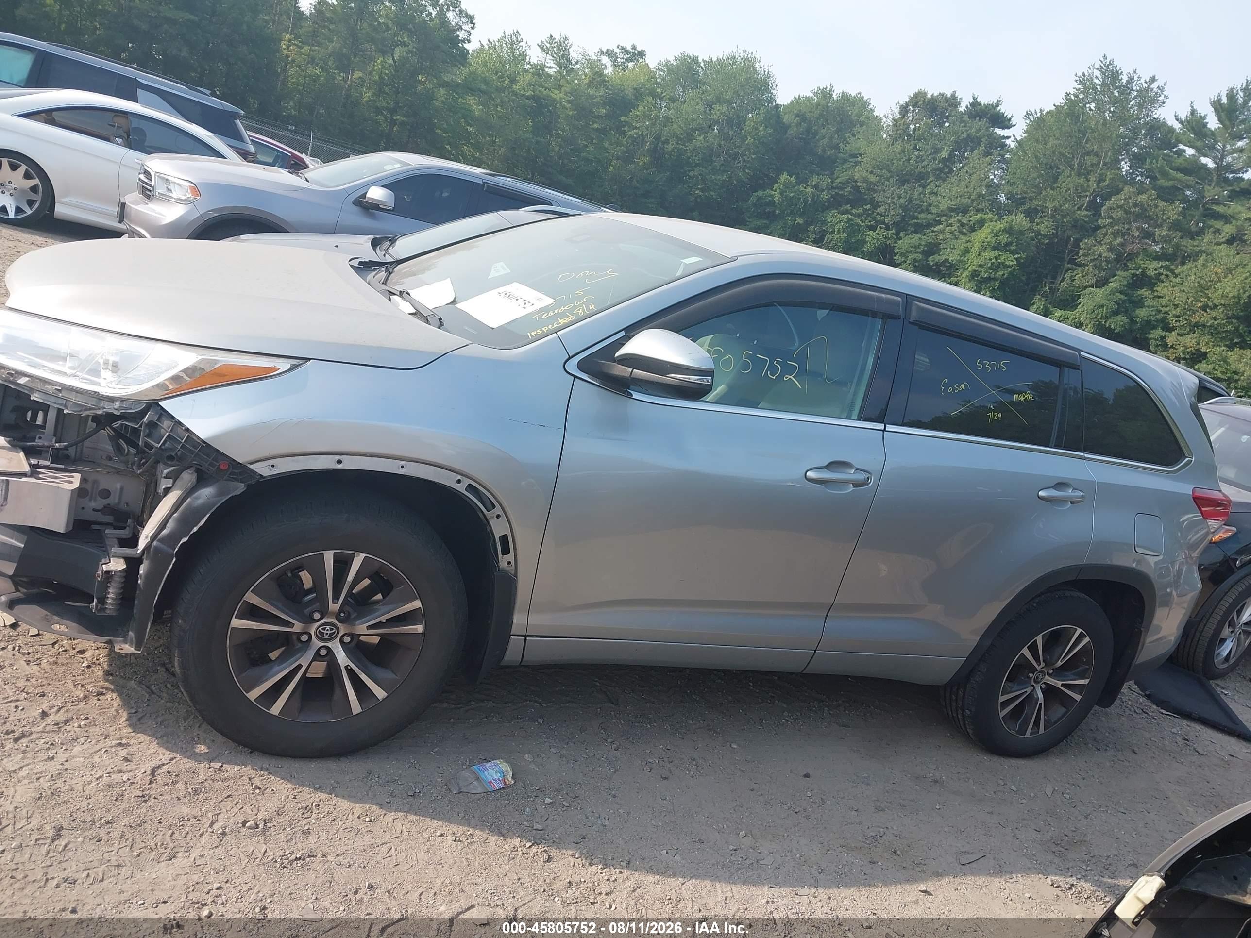 2018 TOYOTA HIGHLANDER LE