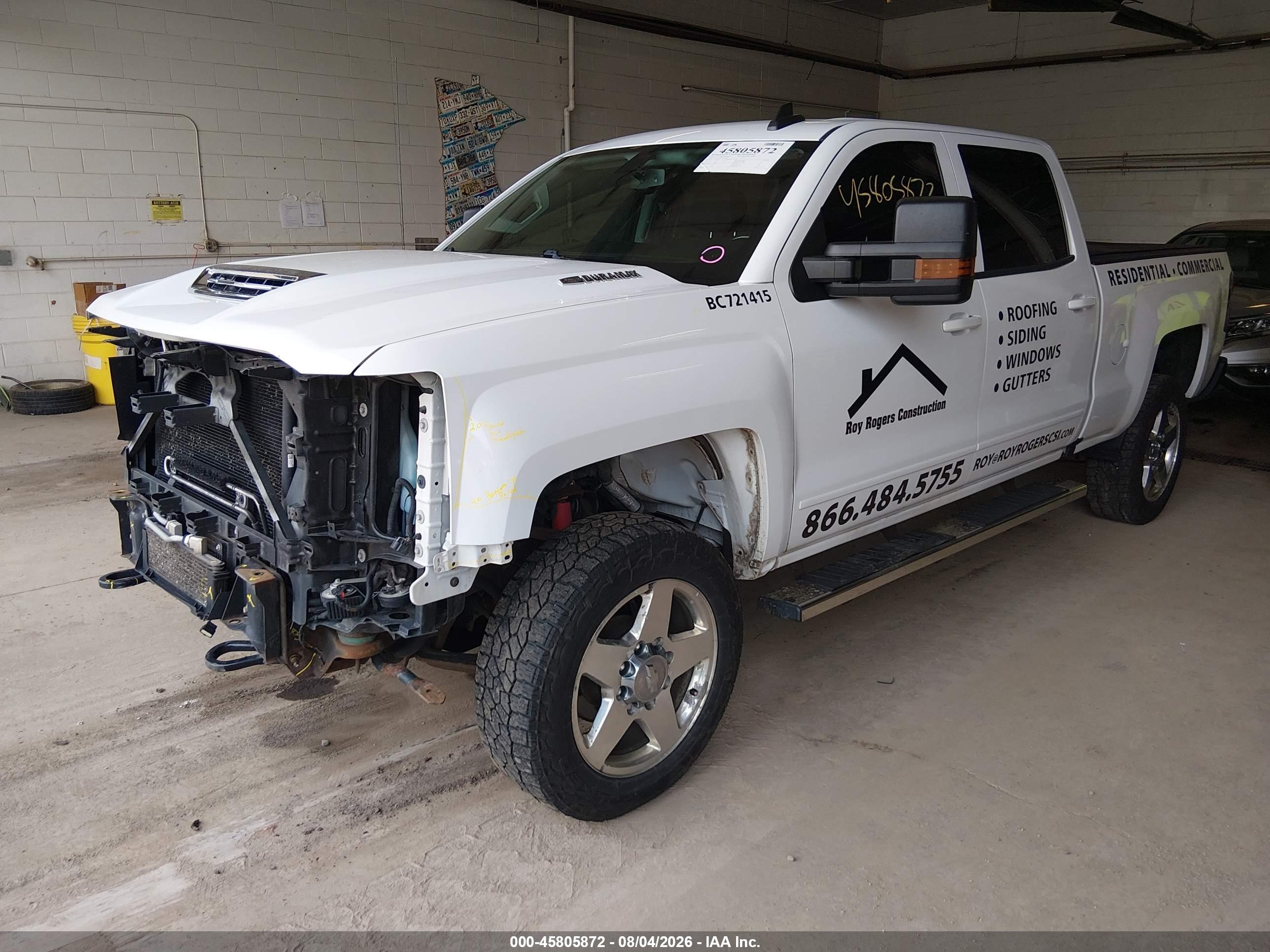 2017 CHEVROLET SILVERADO 2500HD LT — I2