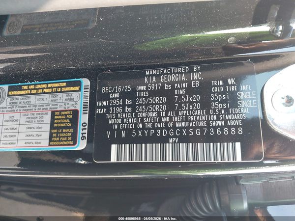 2025 KIA TELLURIDE EX X-LINE