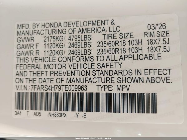 2026 HONDA CR-V EX-L AWD
