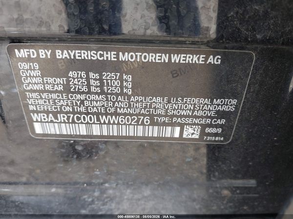 2020 BMW 530I XDRIVE