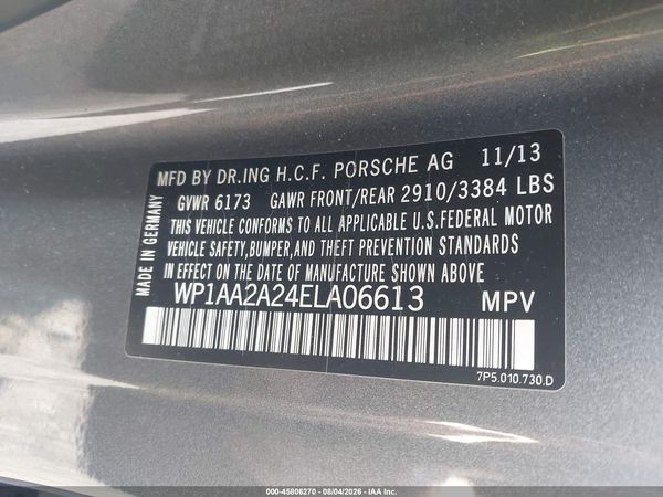 2014 PORSCHE CAYENNE
