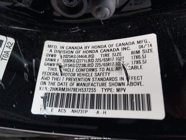 2014 HONDA CR-V EX-L