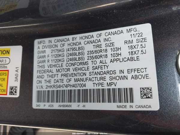 2023 HONDA CR-V EX-L AWD