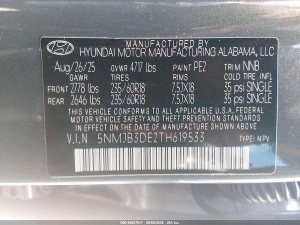 2026 HYUNDAI TUCSON SEL