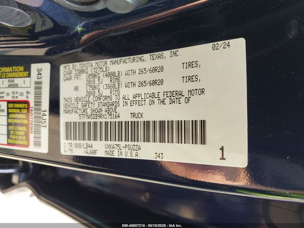 2024 TOYOTA TUNDRA 1794 EDITION