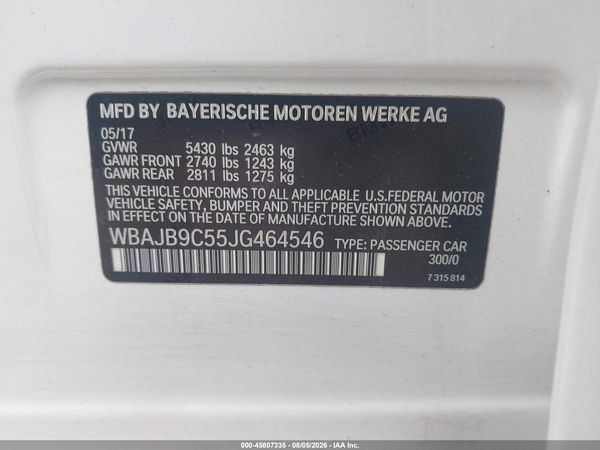 2018 BMW M550XI xDrive