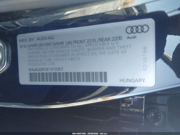 2019 AUDI A3