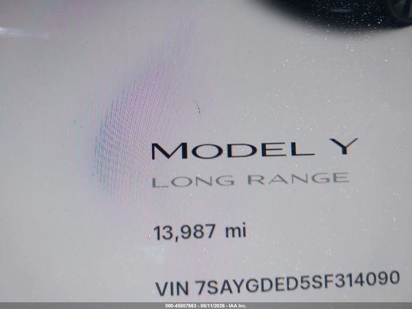 2025 TESLA MODEL Y