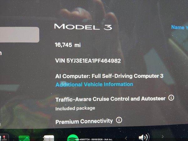 2023 TESLA MODEL 3 REAR-WHEEL DRIVE
