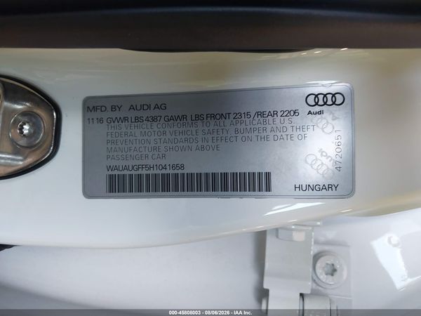 2017 AUDI A3 PREMIUM