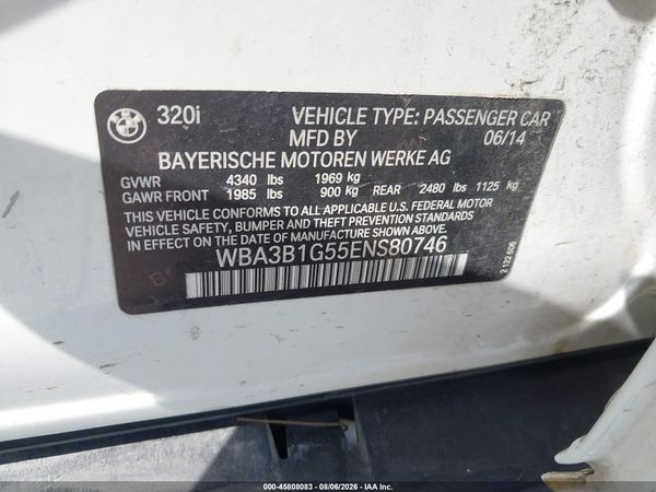 2014 BMW 320I SA
