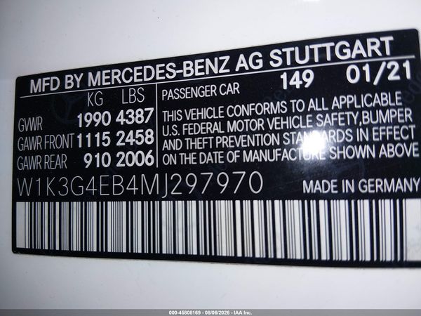 2021 MERCEDES-BENZ A 220 A220