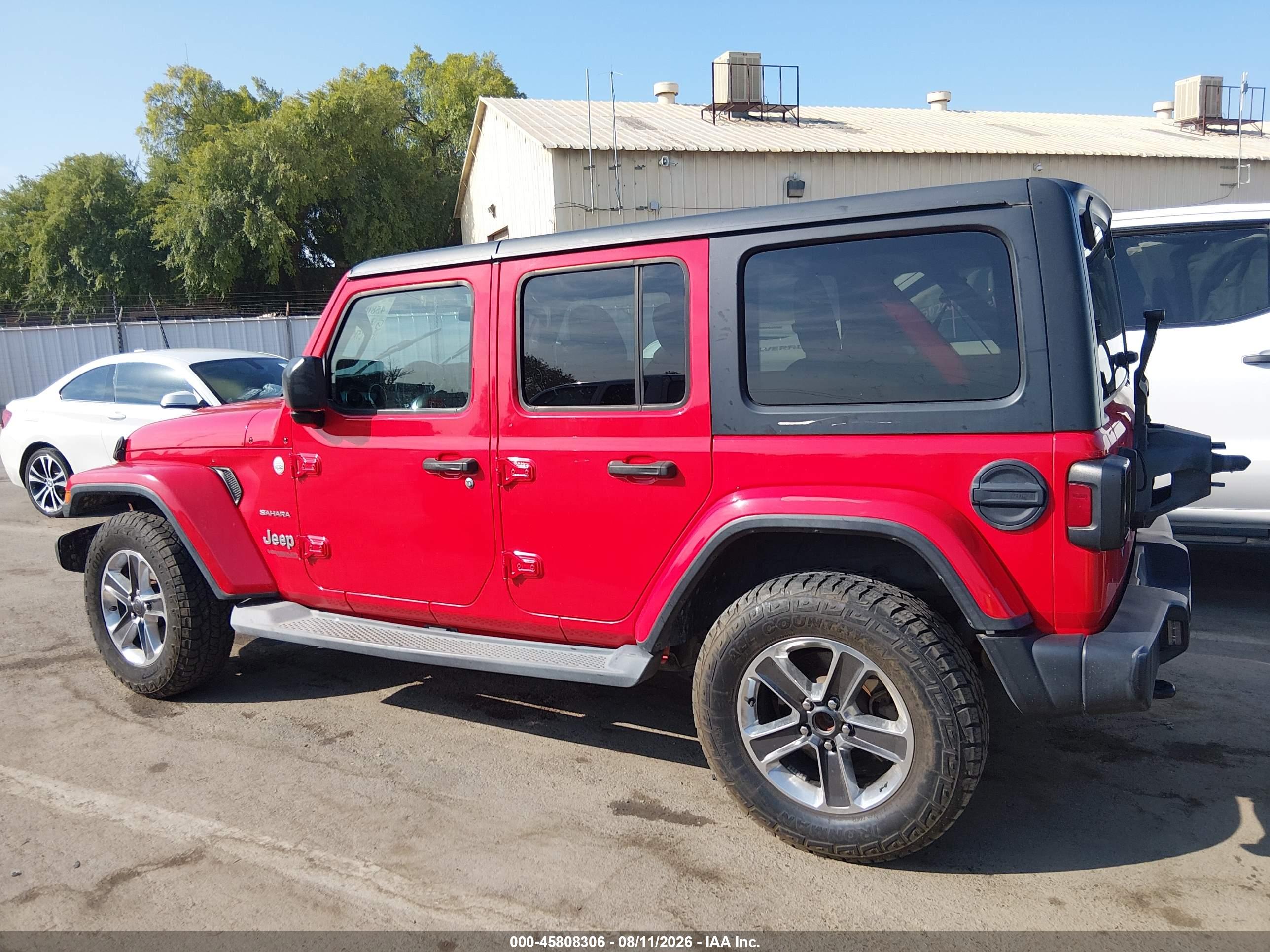 2019 JEEP WRANGLER UNLIMITED SAHARA 4X4