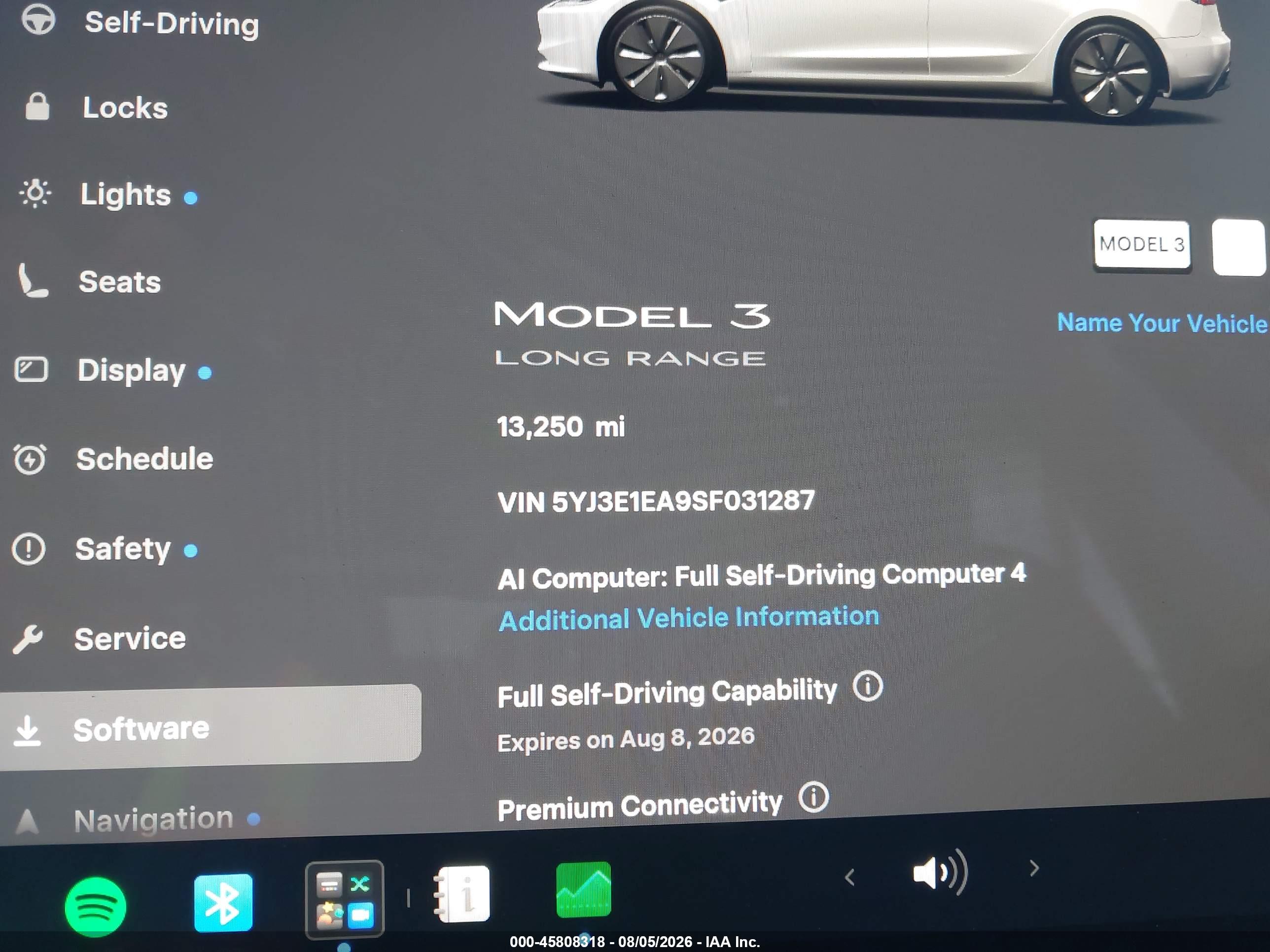 2025 TESLA MODEL 3