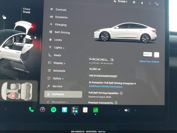 2025 TESLA MODEL 3