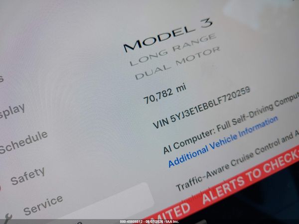 2020 TESLA MODEL 3