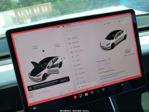 2020 TESLA MODEL 3