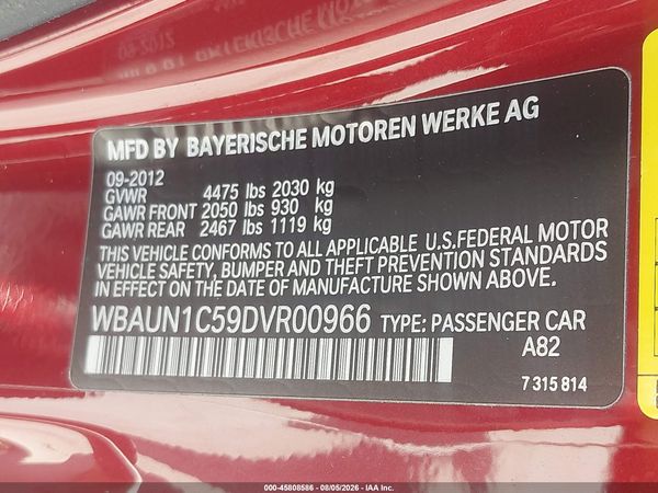2013 BMW 128I