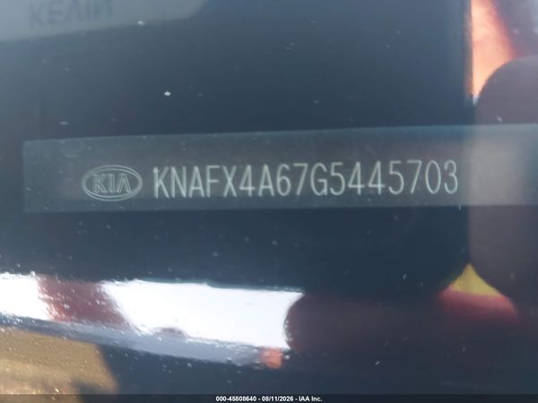 2016 KIA FORTE LX