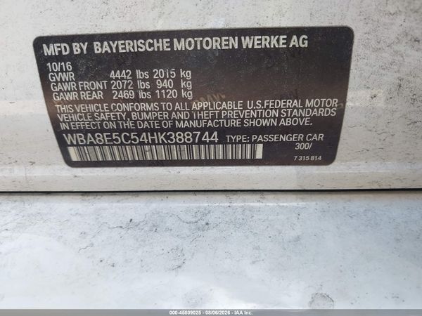 2017 BMW 328D